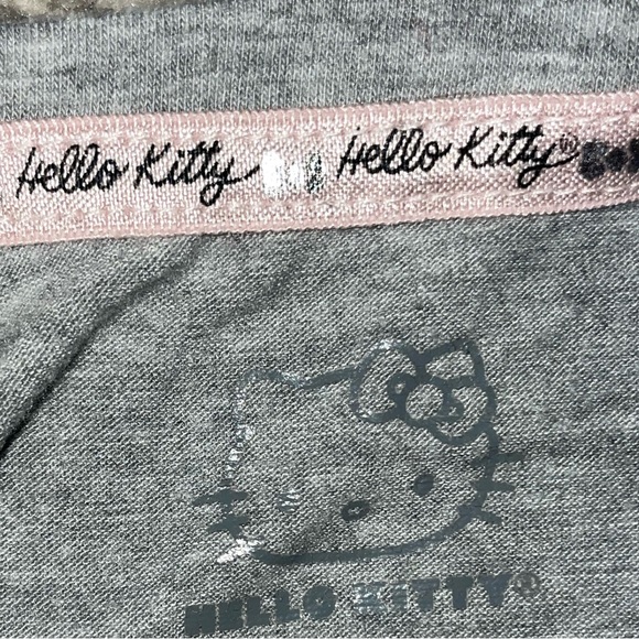 Hello Kitty! 2 Piece Set Ruffle Top & Skirt w faux leather trim girls sz 2T Rare - Picture 6 of 13